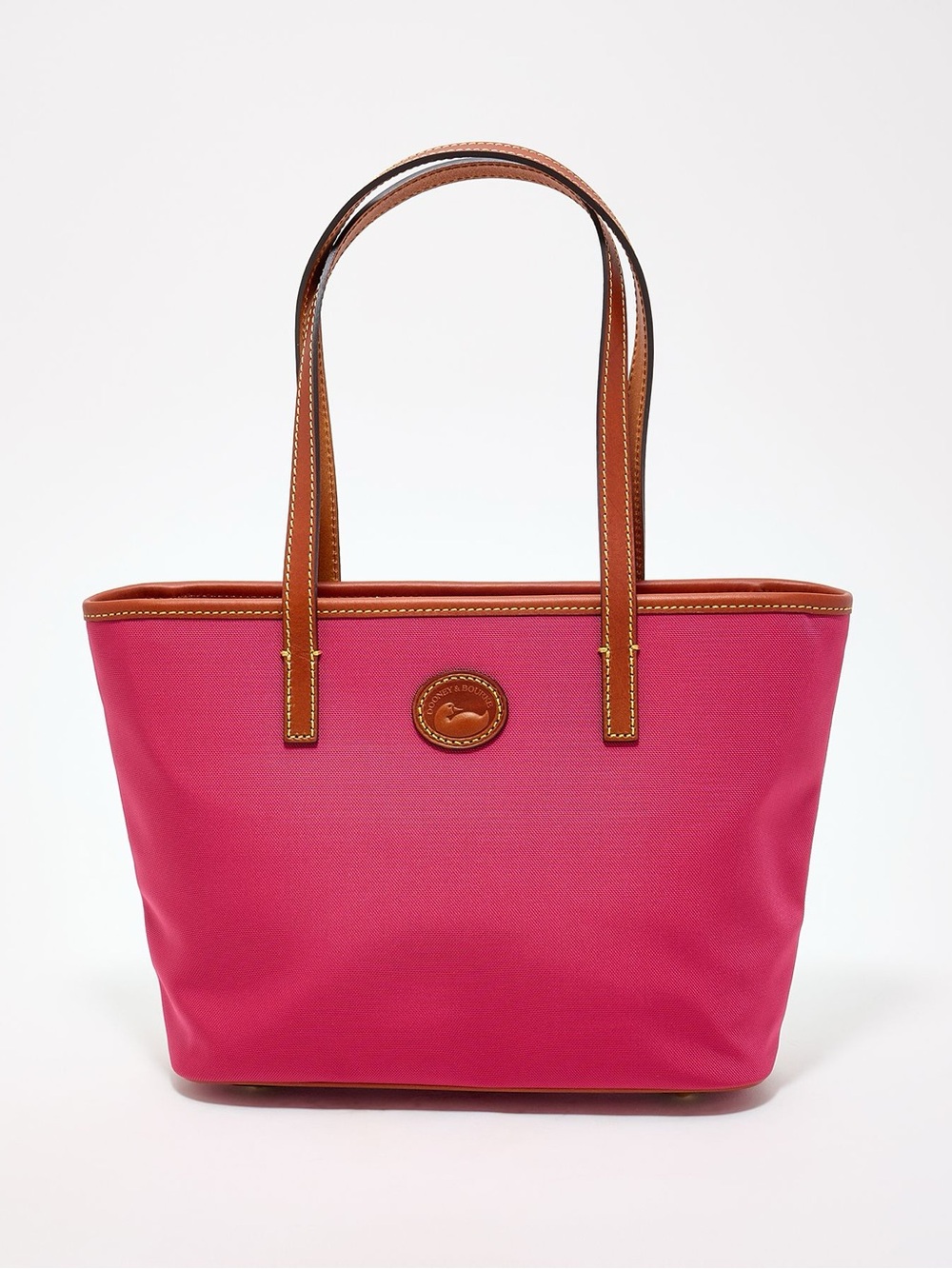 NWT Dooney & Bourke Small Charleston Nylon Shopper Fuchsia